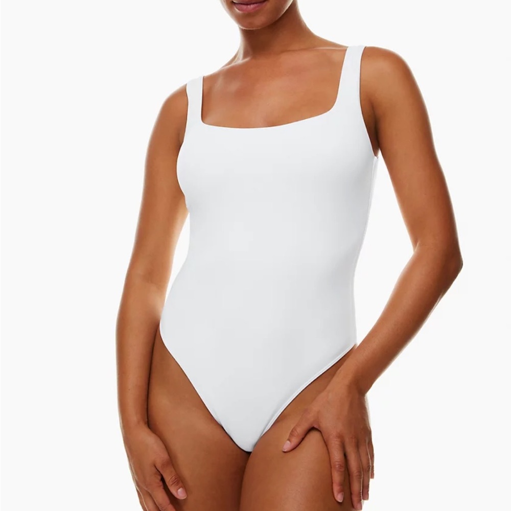 Aritzia Contour Squareneck Bodysuit - Total Eclipse - S